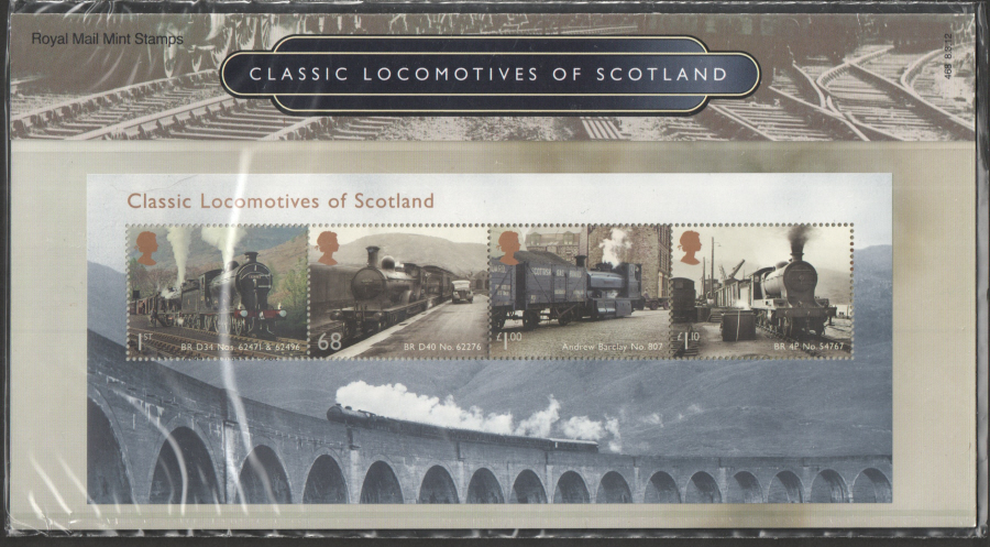 (image for) 2012 Classic Locomotives of Scotland Presentation Pack 468 - Click Image to Close